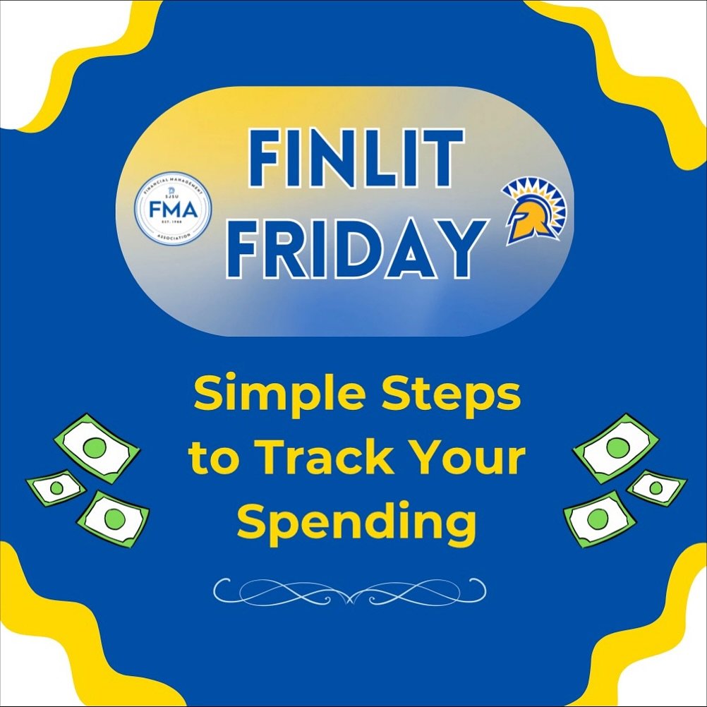 Hey FMAers! For this week&rsquo;s FinLit Friday we have steps you can take to track your spending as a college student! Swipe to learn more about how you can save money by making goals for yourself and utilizing apps to track your expenses!