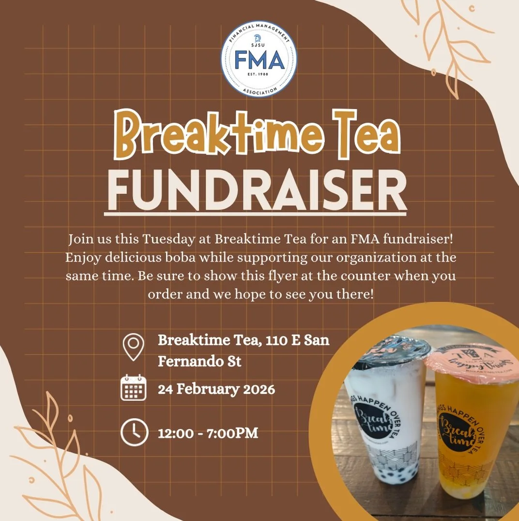 Hey FMAers! Join us for a fundraiser this Tuesday at Breaktime Tea! Be sure to show this flyer when you&rsquo;re ordering and part of the proceeds will go to FMA! We hope to see you there and appreciate all your support!