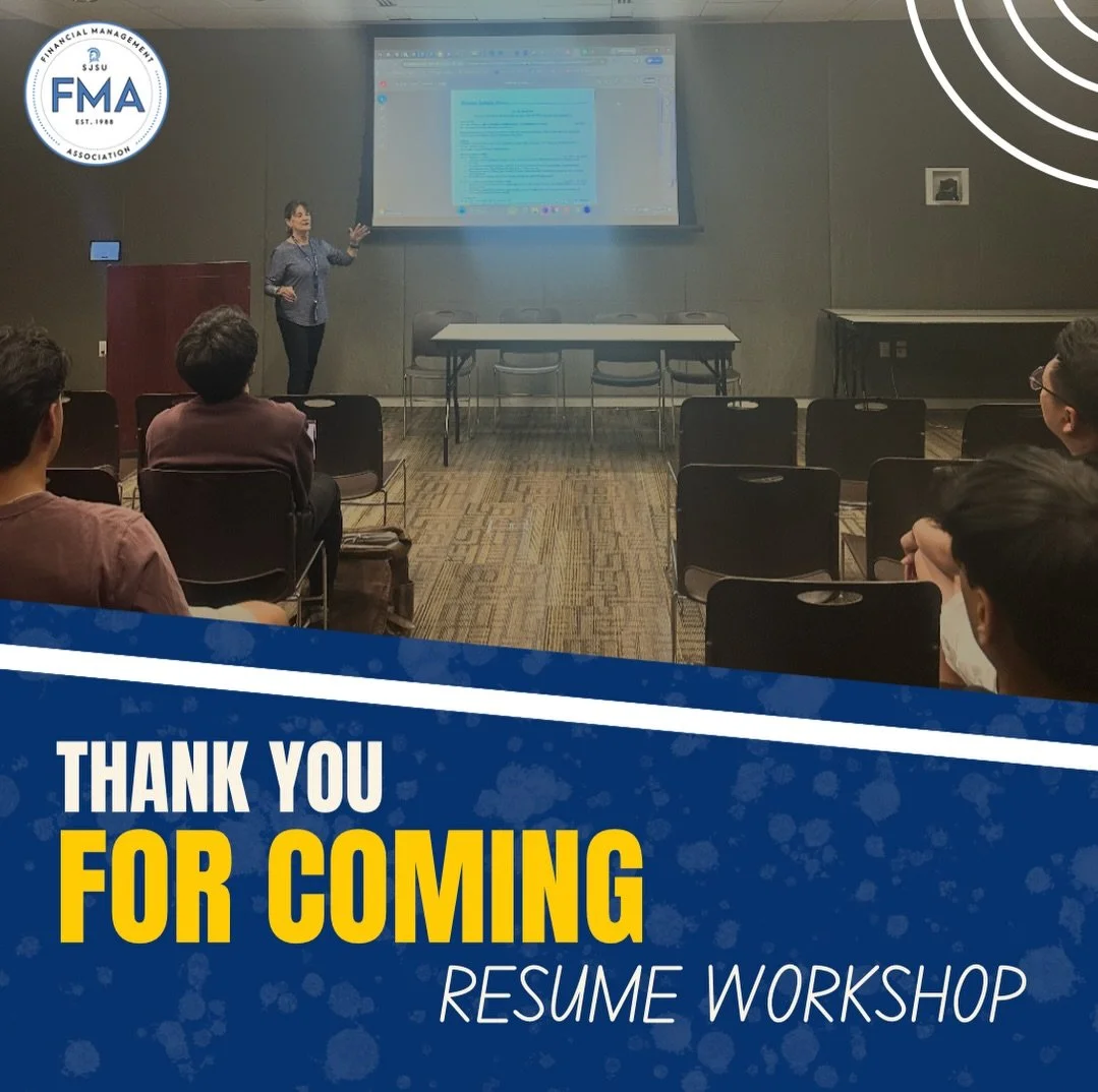 Thank you to everyone who attended our resume workshop with Judith Garcia! We hope you were able to learn more about how you can perfect your resume and general networking tips to help you land your ideal internship/job!