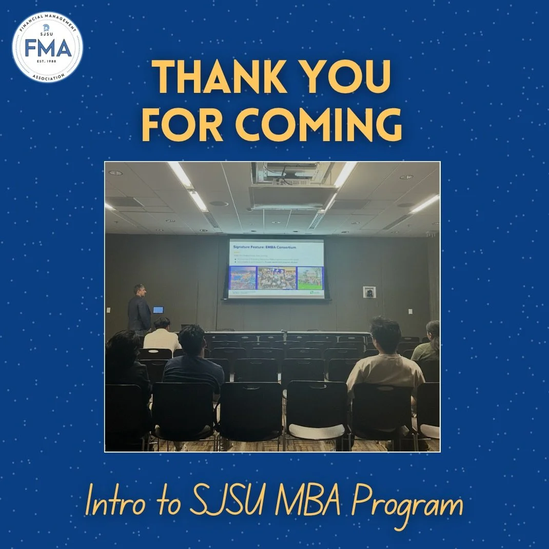 Thank you to everyone who attended our Intro to SJSU&rsquo;s MBA program event last Thursday and especially thank you to the program directors for leading the session! We hope you were able to learn more about the structure of the program, admission 