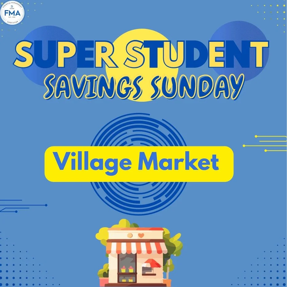 Hey FMAers! We&rsquo;re back with another Super Savings Sunday and this week&rsquo;s post is all about the Village Market. Swipe to learn how you can use CalFresh/EBT on campus and make the most of your grocery budget!