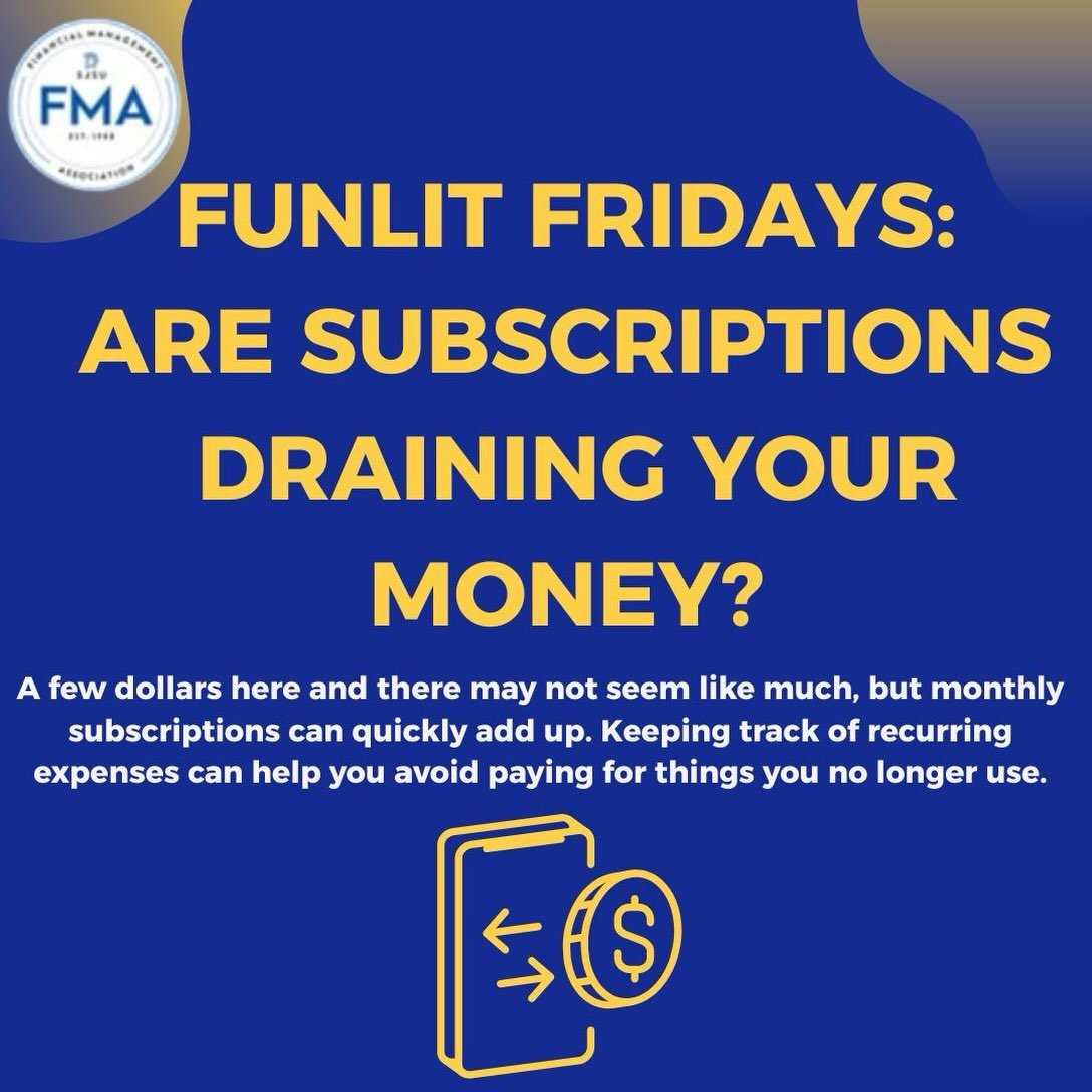 💸 FunLit Friday is back!
Ever check your bank account and wonder where your money went? Those small monthly subscriptions can add up faster than you think! Take a few minutes to review what you&rsquo;re paying for, cancel what you don&rsquo;t use, a