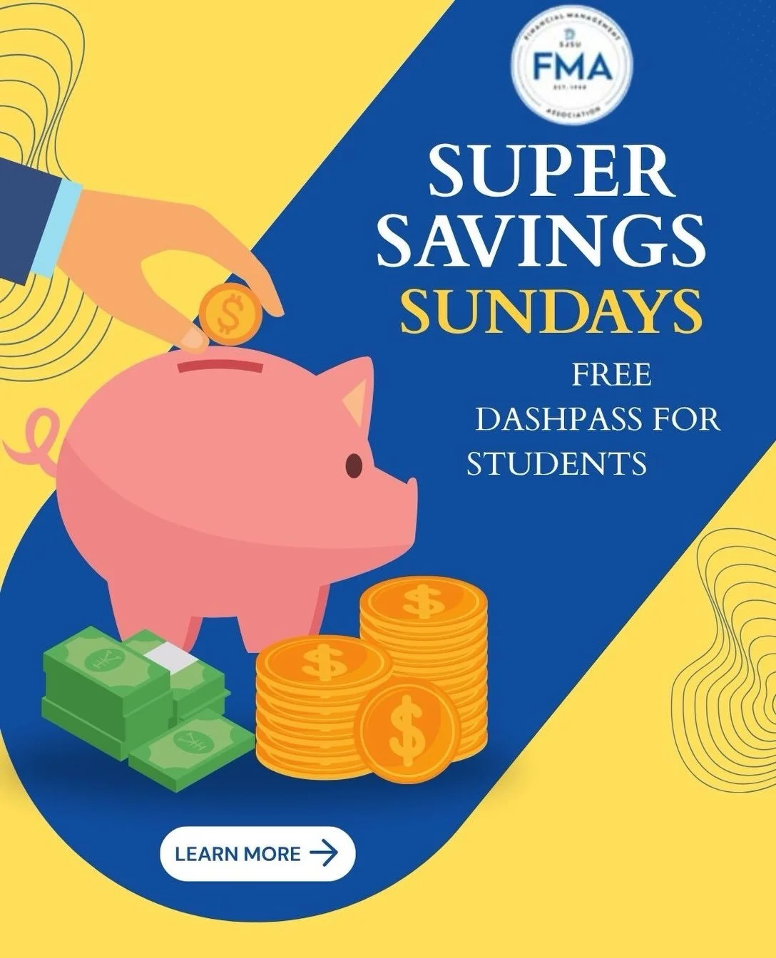 Here&rsquo;s a caption that fits your Super Savings Sundays branding while keeping the important eligibility details accurate:
💰🎓 SUPER SAVINGS SUNDAYS: STUDENT FREEBIE! 🎓💰
College students, this week&rsquo;s savings find is a good one! 
💜 Get 1