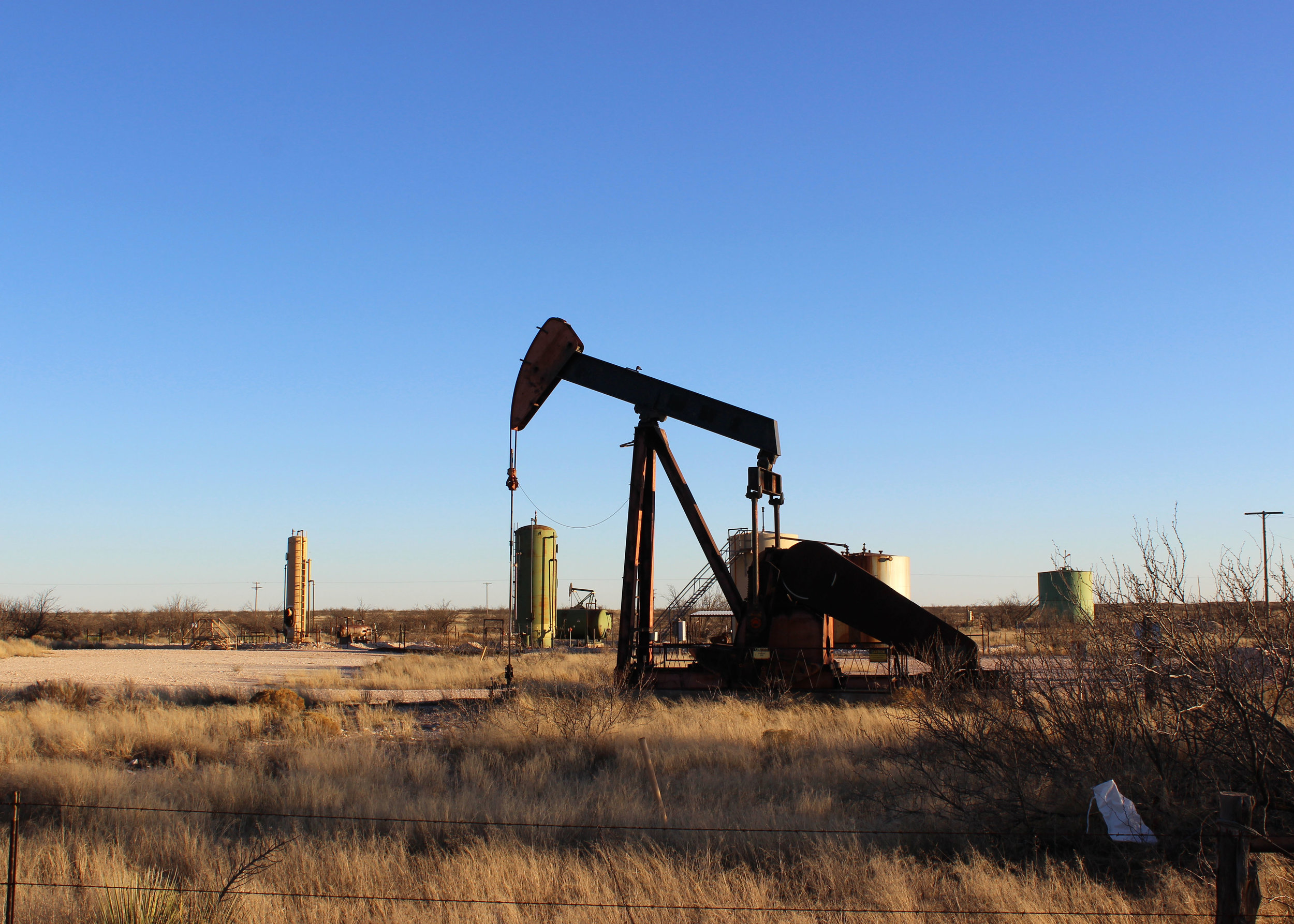 Oilfields in Odessa, TX