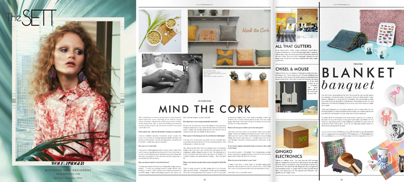 mind the cork in The Sett - Spring/Summer 2015