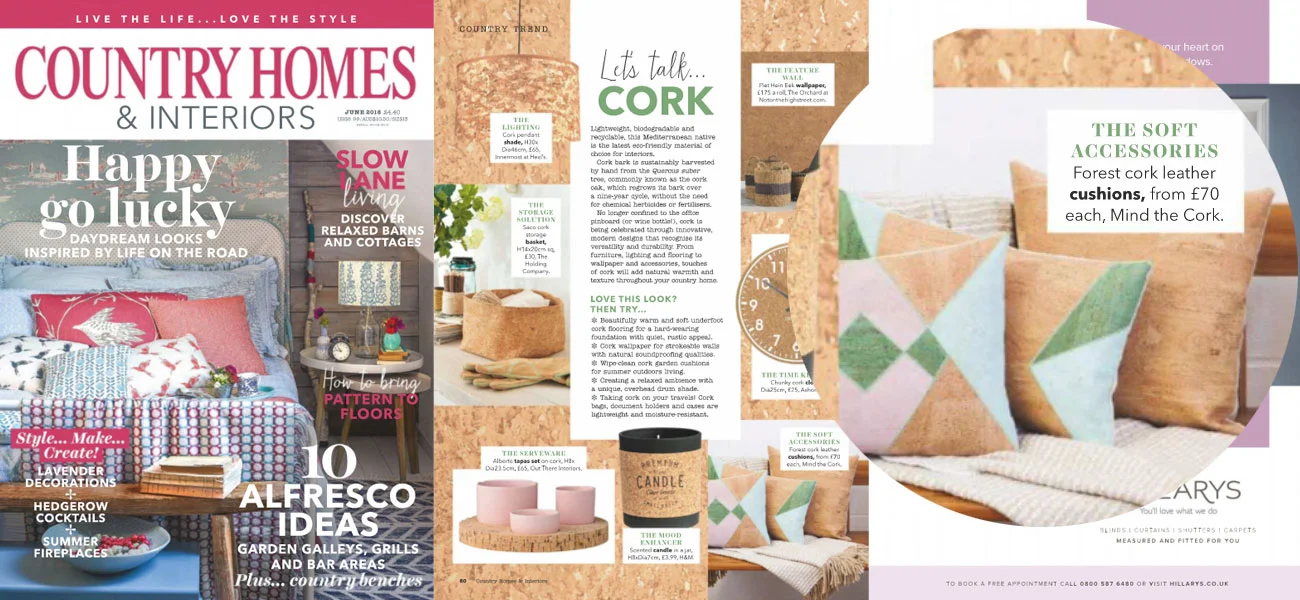 mind the cork in Country Homes & Interiors - June 2018