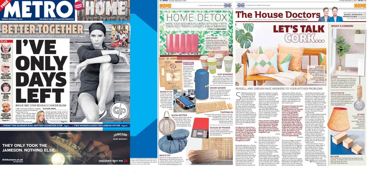 mind the cork in Metro - September 2018