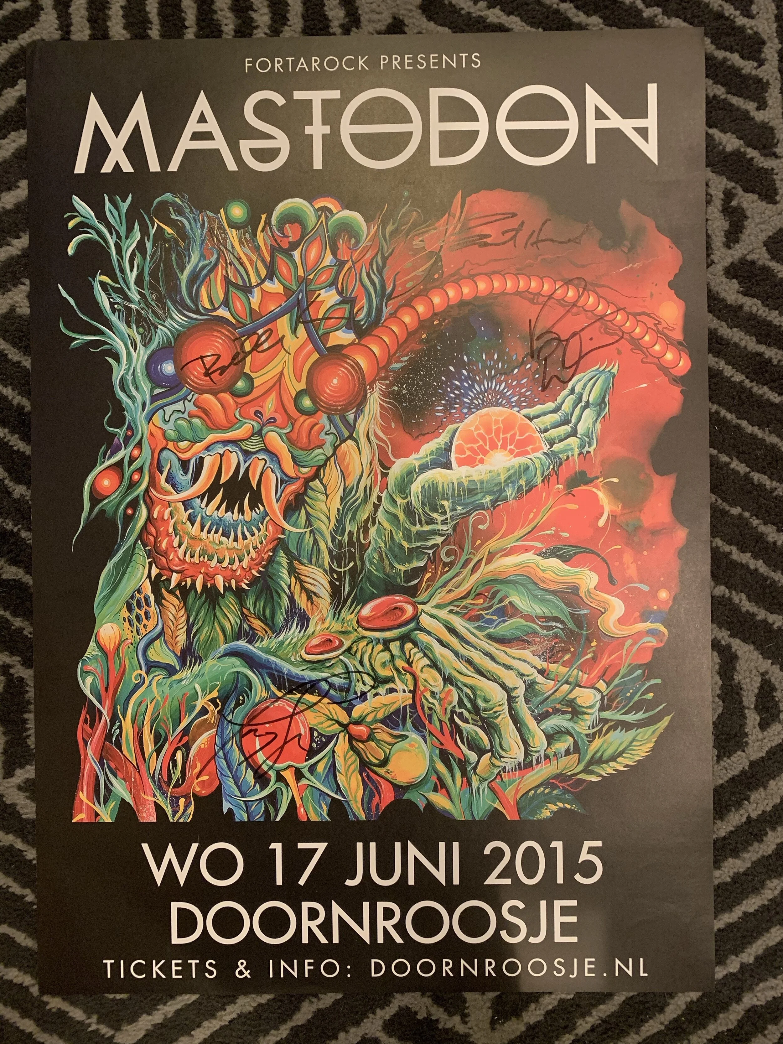 Mastodon Merchandise Official Signed Gear
