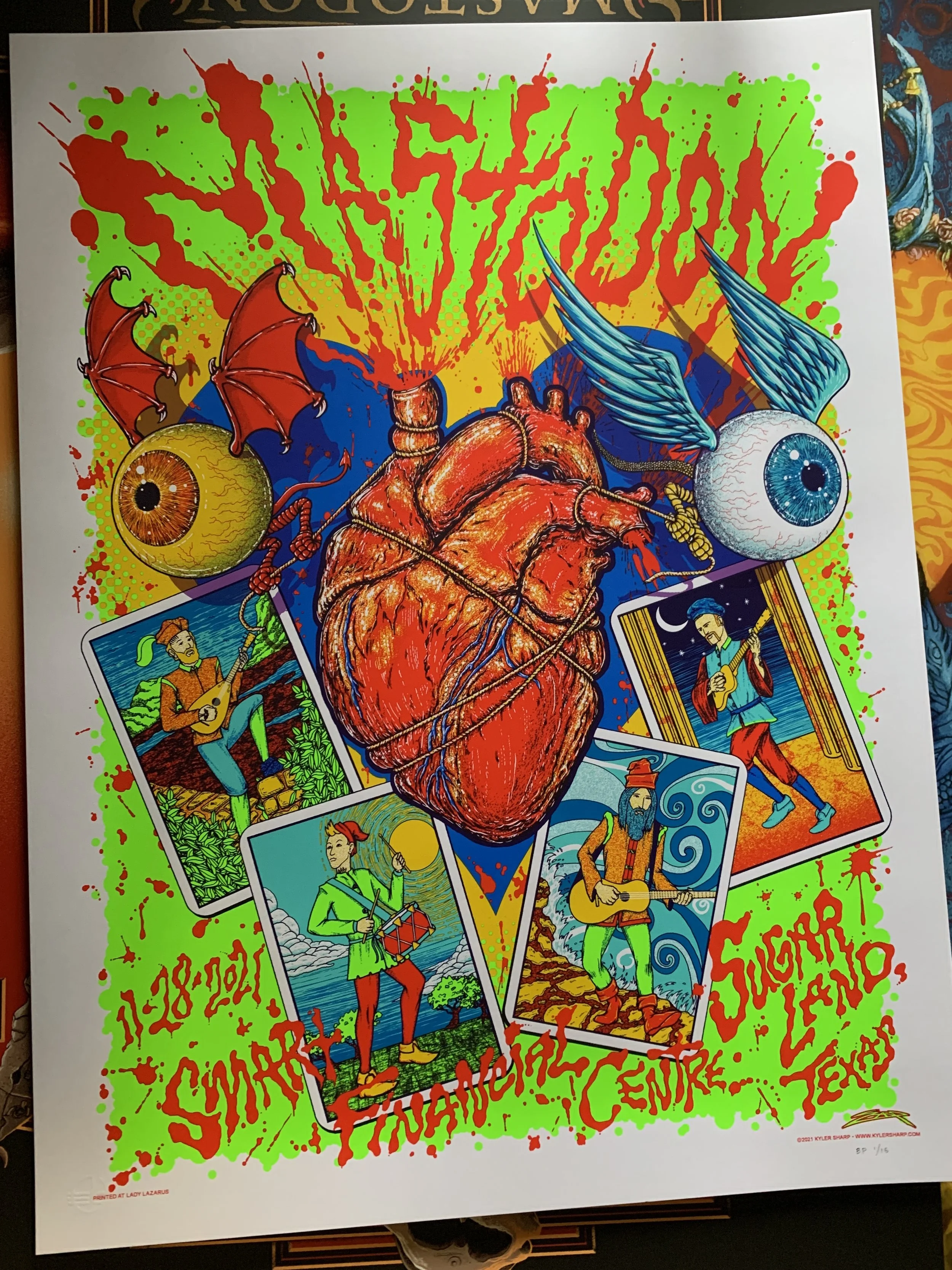 UNSIGNED SUGARLAND HOUTON TEXAS POSTER