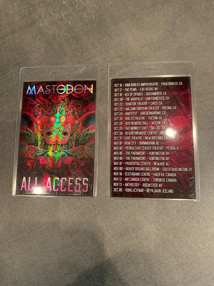 Mastodon Merchandise - Official Signed Gear