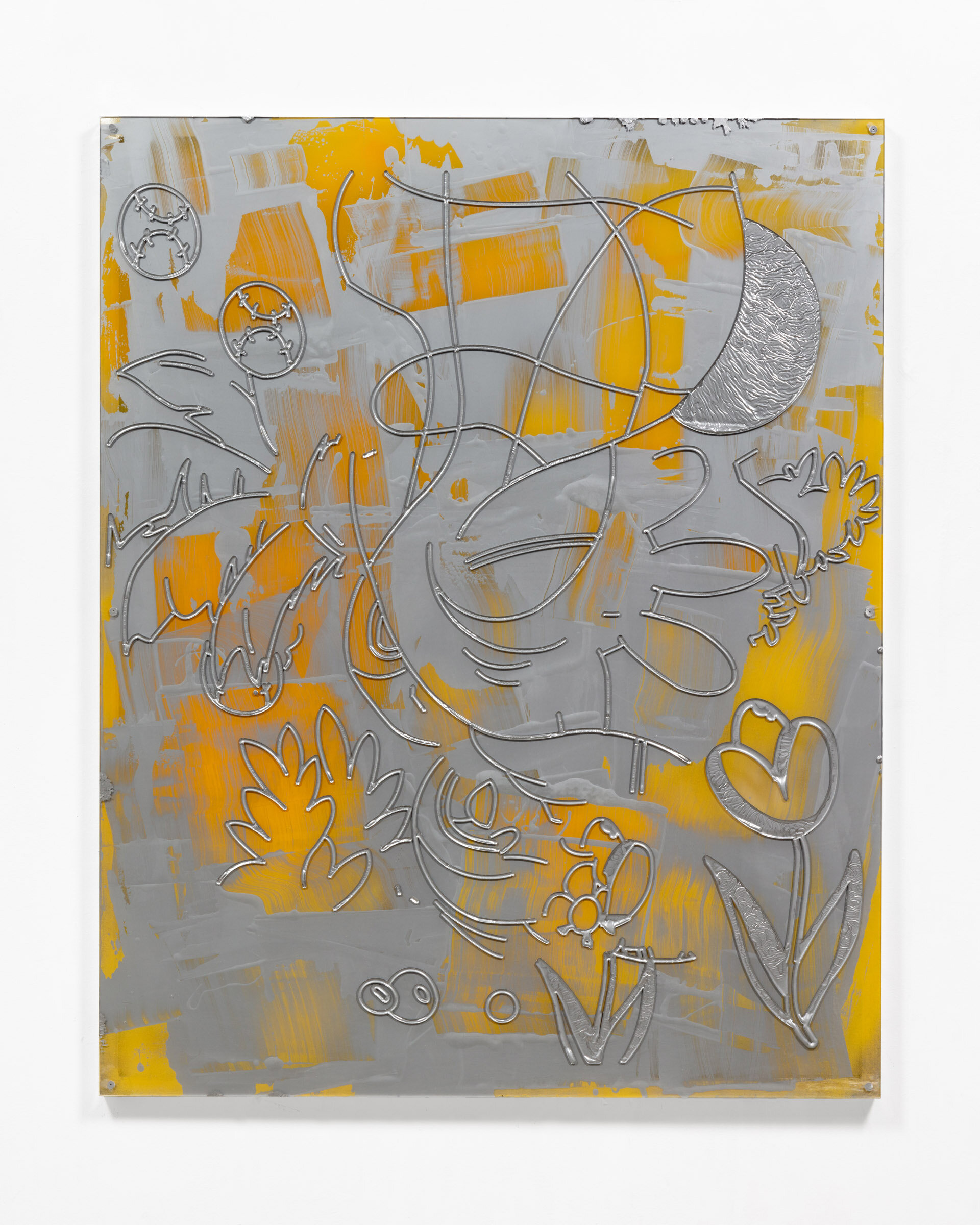 Spring Training (Yellow Glow), 50" x 40"