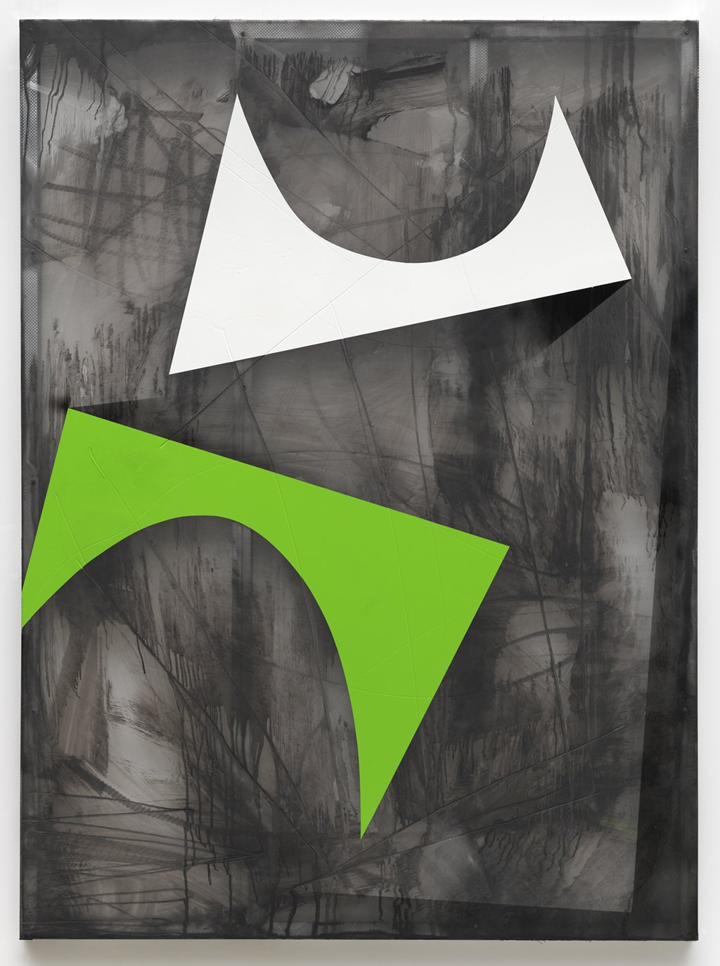  Joe Flemig, Misunderstood, 60" x 44", enamel on polycarbonate, 2014 