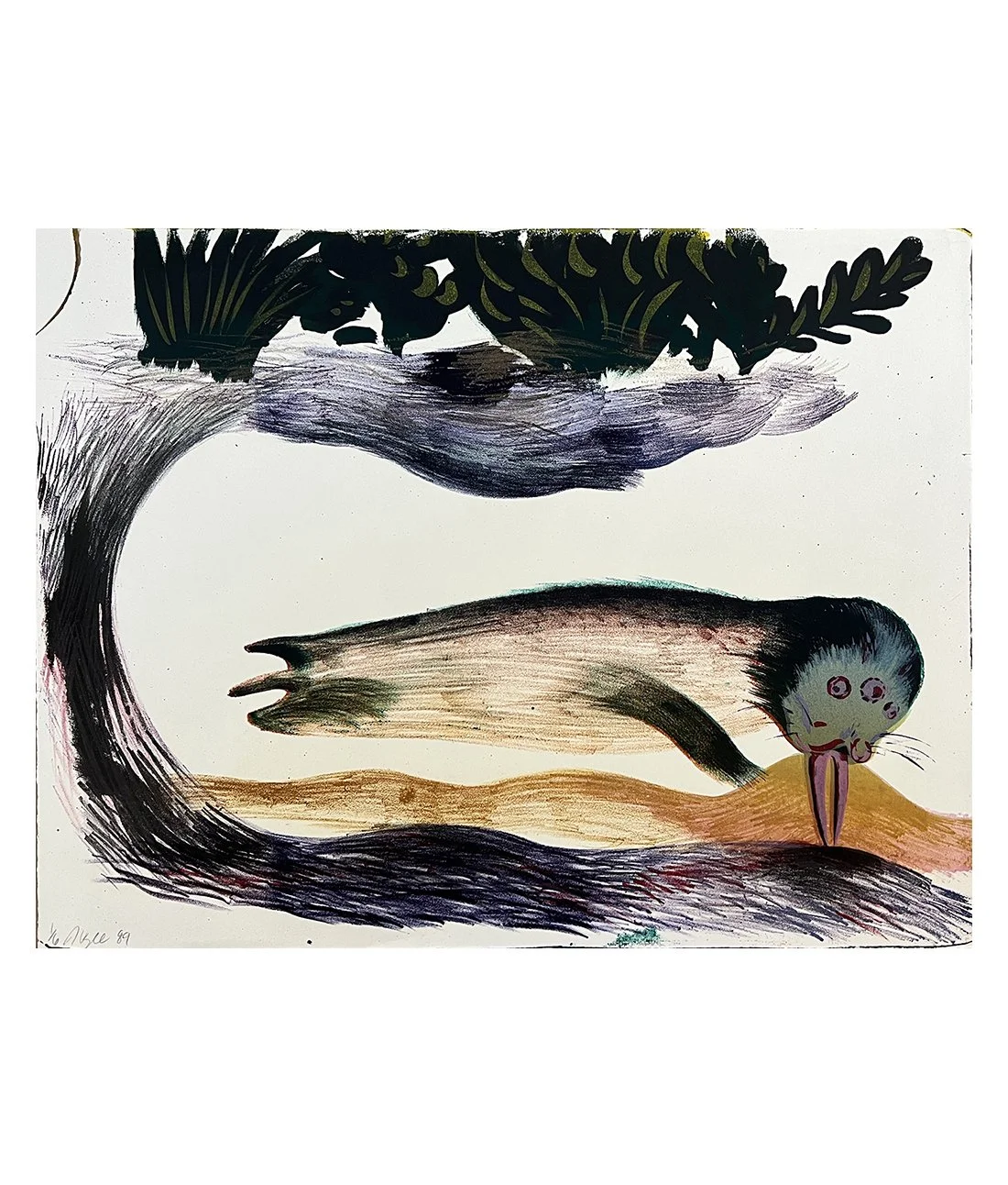 Julie Voyce 1989 16 x 21 stone lithograph  .jpg