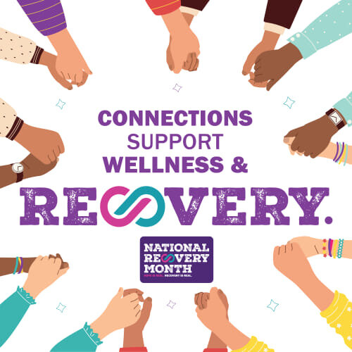 Friendship is a powerful way to support those in recovery. During #RecoveryMonth, reach out and invite friends in #recovery to join you in activities that support their wellness. Learn more: samhsa.gov/find-support/helping-someone #RecoverySupport