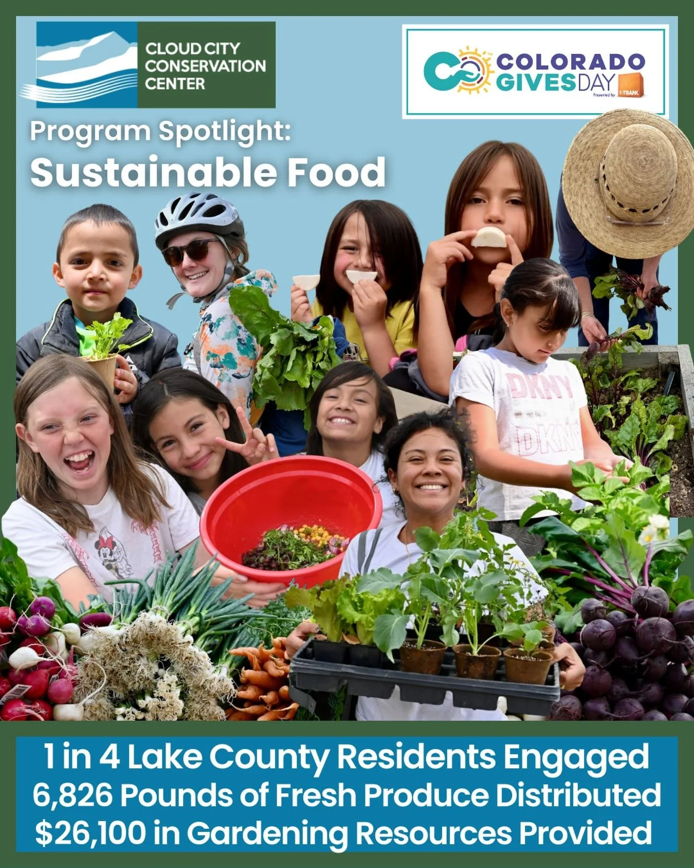 🌱 Celebrate Community &amp; Growth with C4 🌱The numbers tell one part of the story, but the heart of Cloud City Farm is the people who are building a stronger, more resilient local food system. The neighbor who discovered that they CAN grow food at