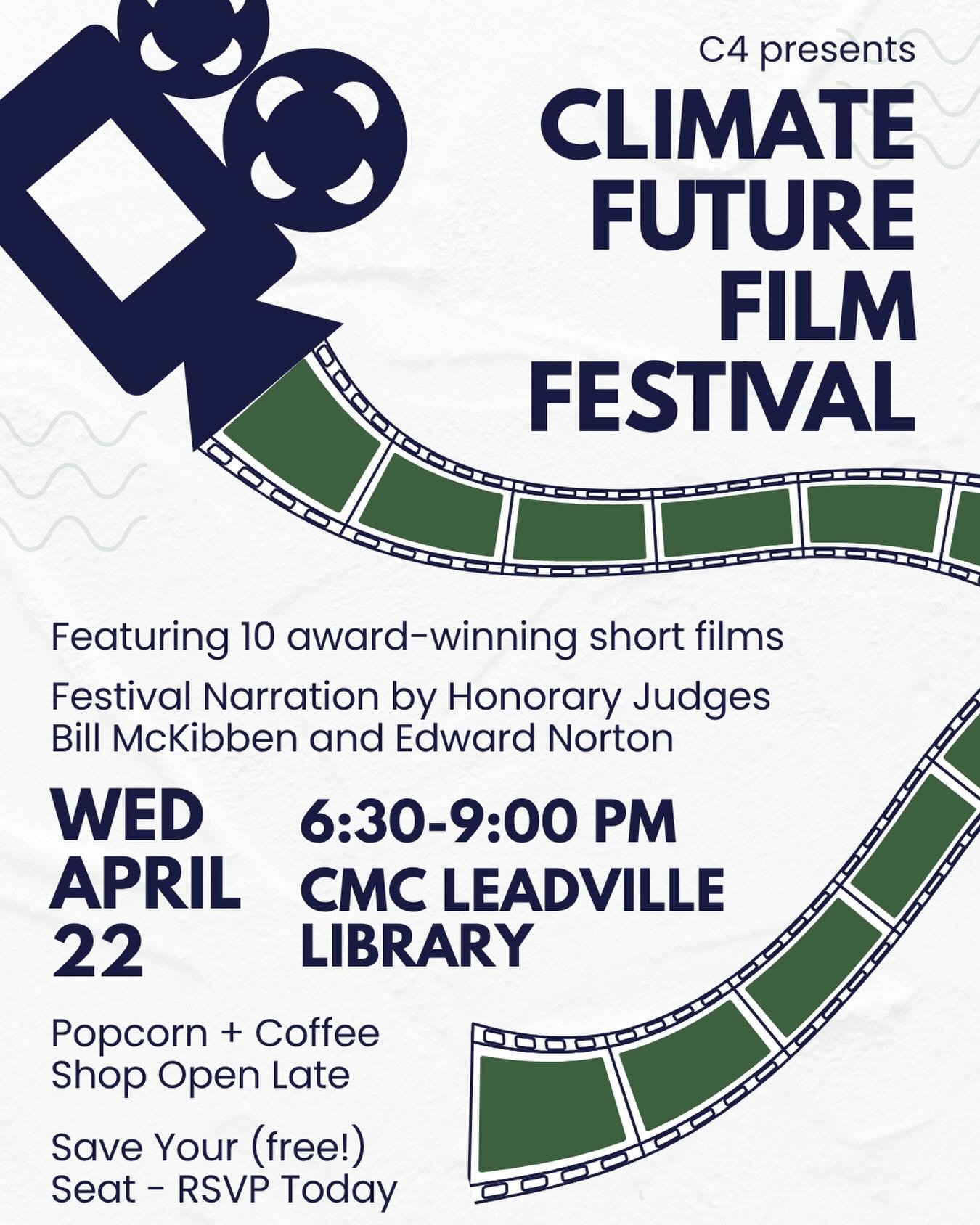 Lights, camera&hellip; climate action! 🤪📽️🎬🌎🍿💚Join C4 this Earth Day for the Climate Future Film Festival&mdash;a powerful evening of storytelling, emotion, and inspiration. From hope to heartbreak to resilience, these 10 award-winning short fi