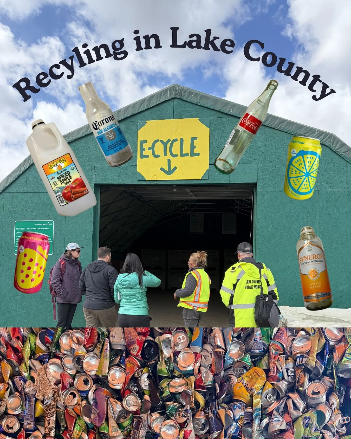 ❓Did you know every piece of recycling in Lake County is sorted by hand? Every can, every bottle, every box &mdash; landfill staff sort it all themselves.

♻️We learned this last week touring the Lake County Recycling Center with @lcpublicworksco , @