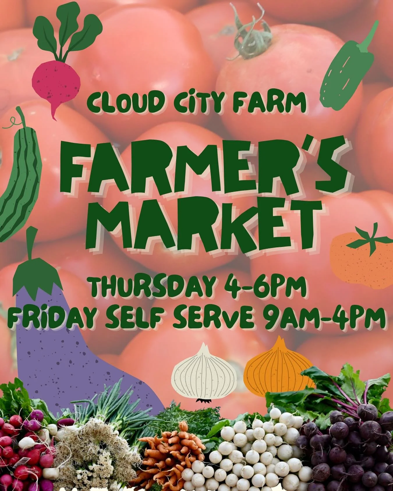 🌱 IT&rsquo;S BACK! Cloud City Farm&rsquo;s Farmer&rsquo;s Market opens THIS Thursday, June 4th &mdash; and we could not be more excited to kick off the season with you!

Come shop Leadville-grown produce, seasonal Colorado veggies, fresh-baked bread