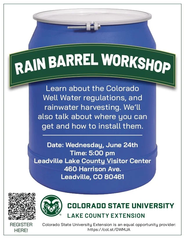 CSU Extension: Rain Barrel Workshop
