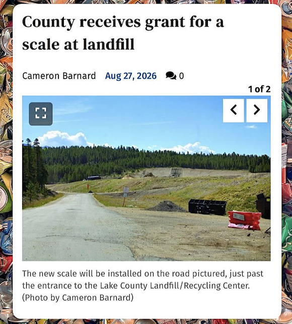 County receives grant for a scale at landfill