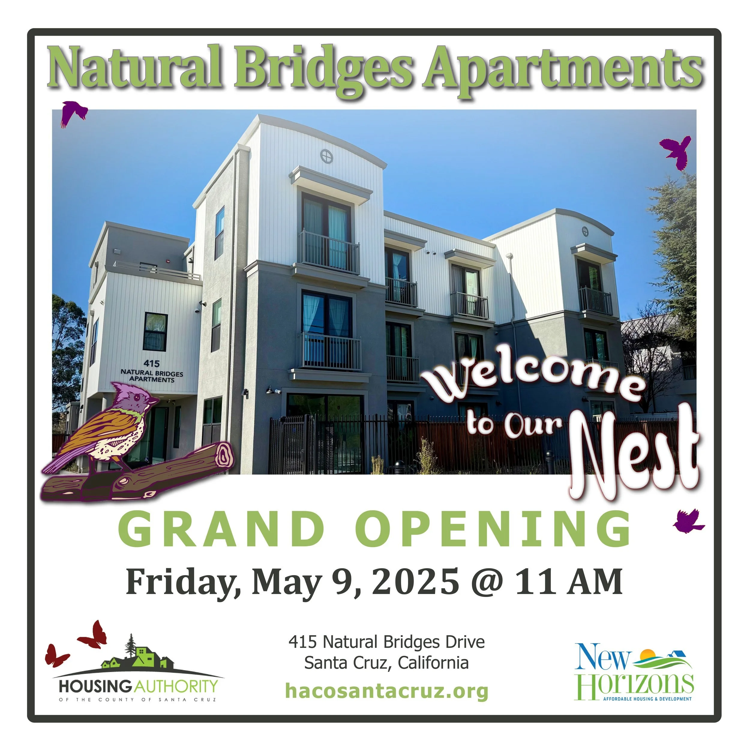 Housing Authority of the County of Santa Cruz: Natural Bridges Apartments Grand Opening