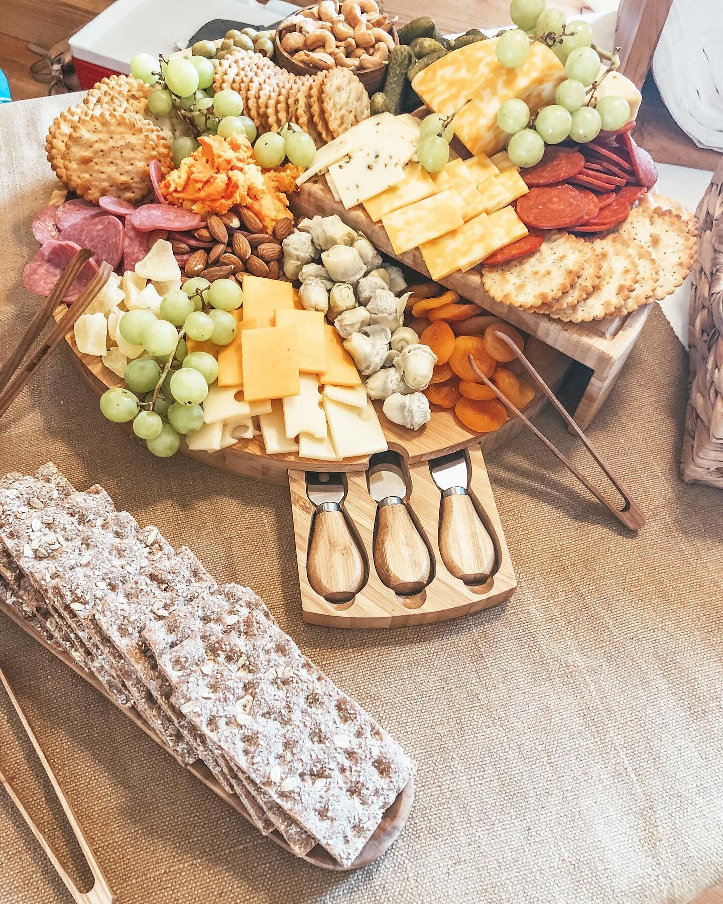 Sweet dreams are made of cheese...but really this charcuterie board is a dream.