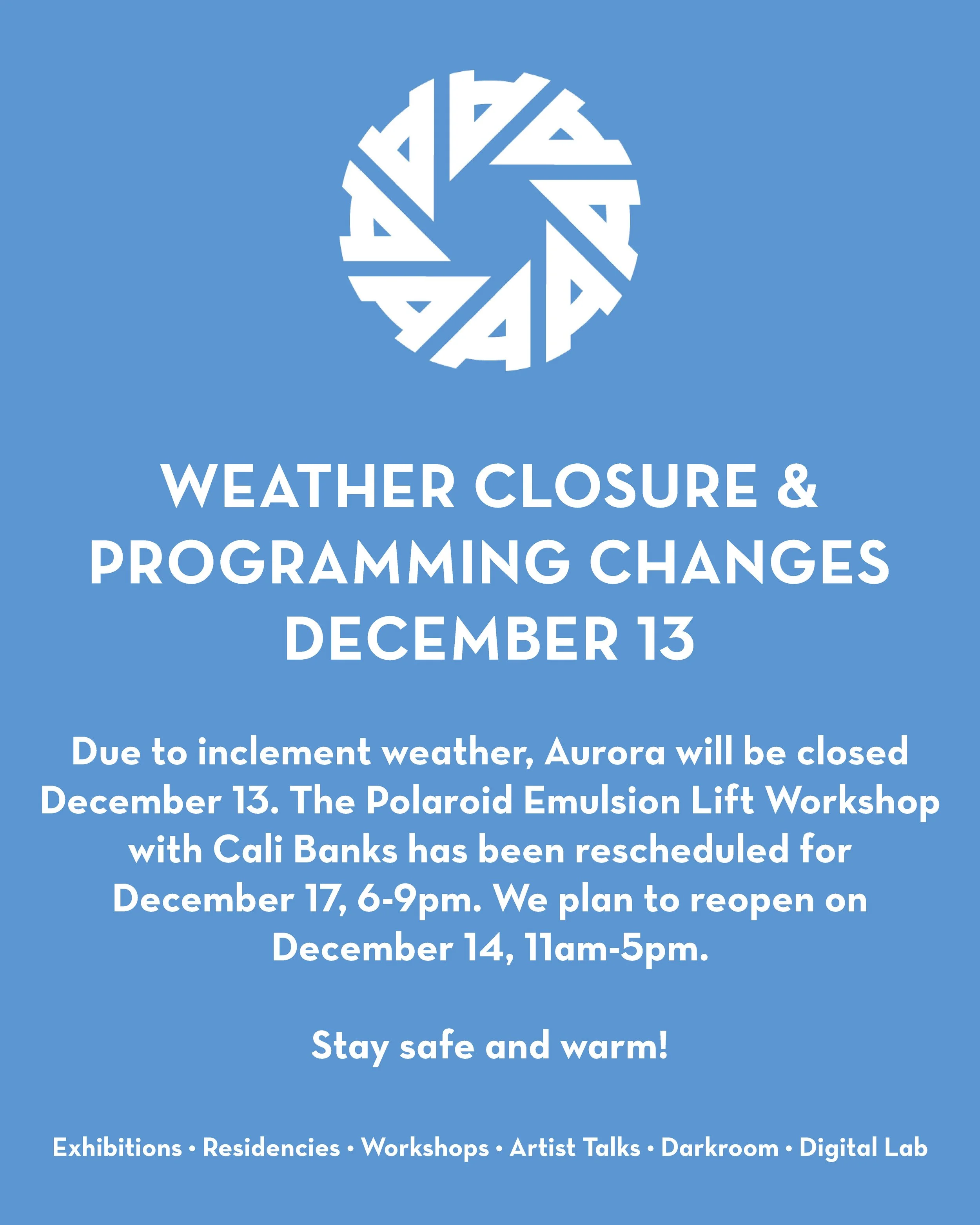 Weather Closure