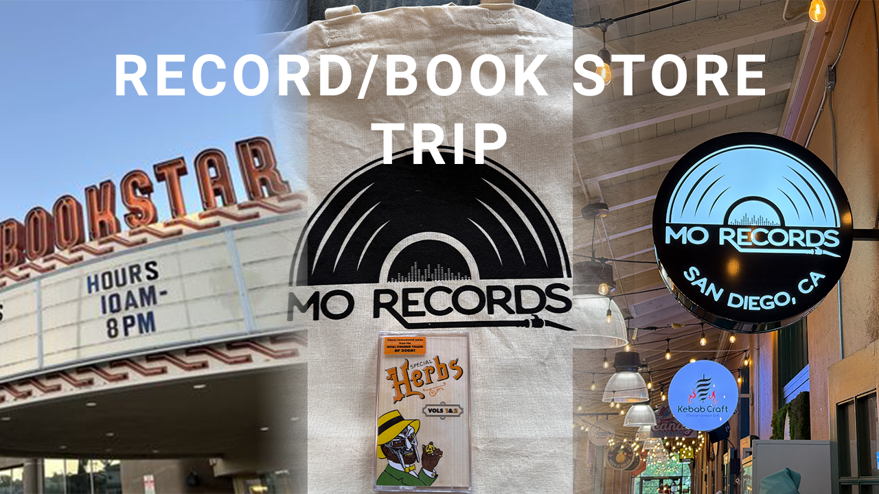 San Diego Travel Vlog | Mo Records, Bookstar &amp; an MF DOOM Cassette Find