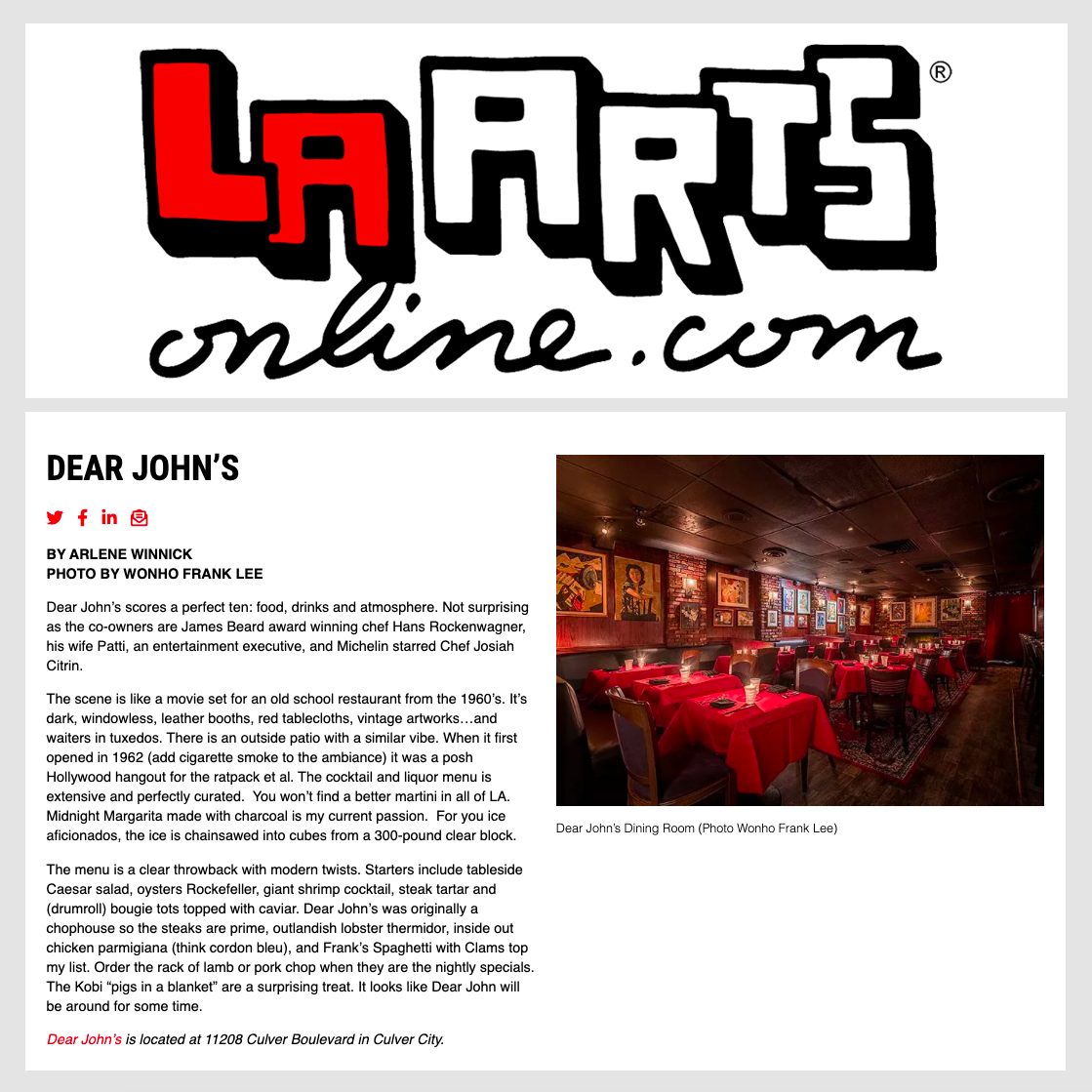 LA Arts Online