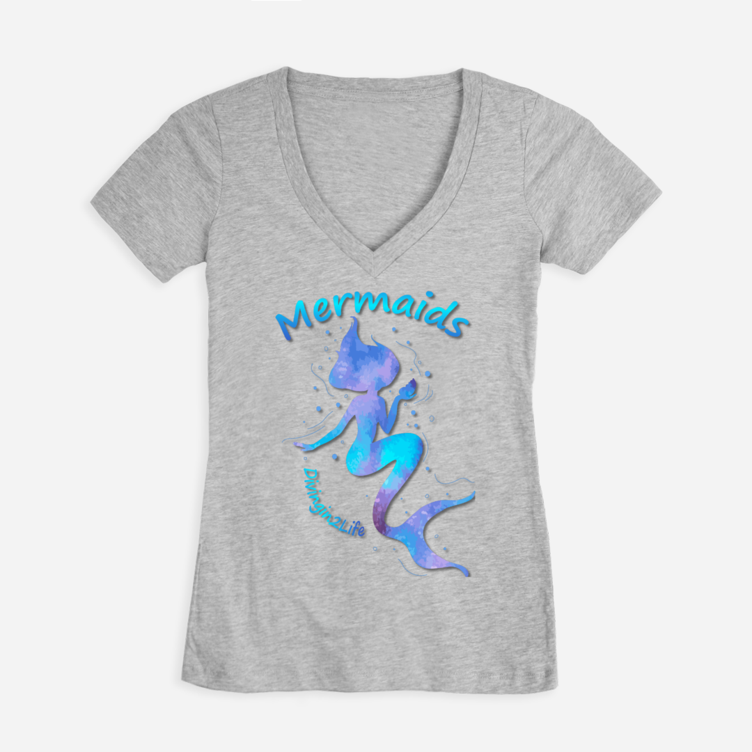 Mermaids WOMAN'S V-NECK, more colors