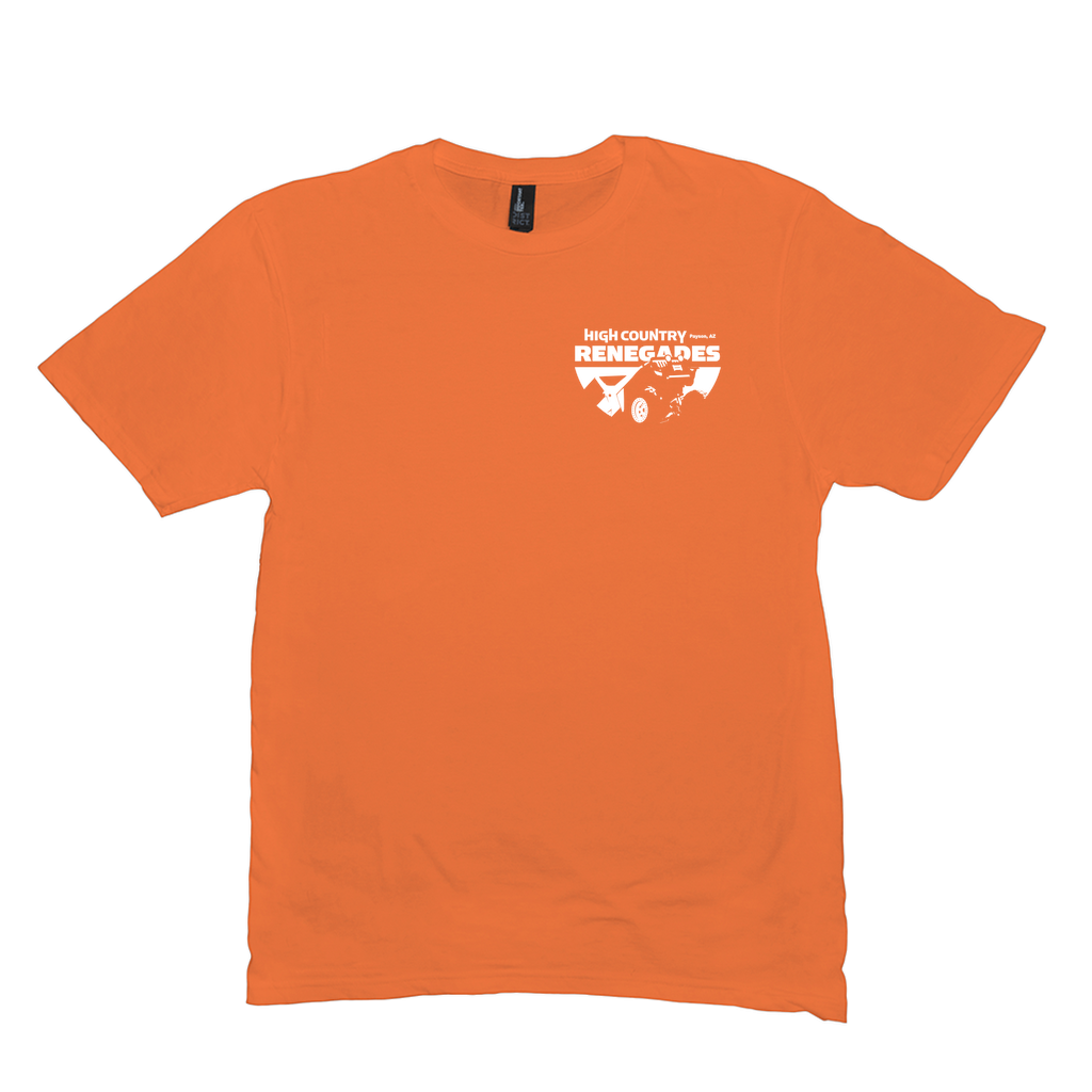 Unisex Cotton Crew Neck TShirt Printed Front &amp; Back 2XL-4XL District (DT6000)