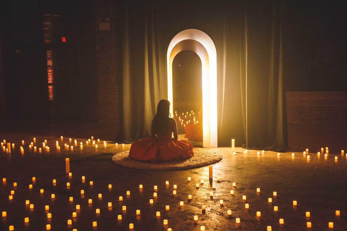 The MedGala, hosted at @knockdowncenter was not your typical alcohol-fueled event. The sober fund-raising celebration of wellness and meditation practices, benefiting the Three Jewels organization, brought together souls on the path to enlightenment.