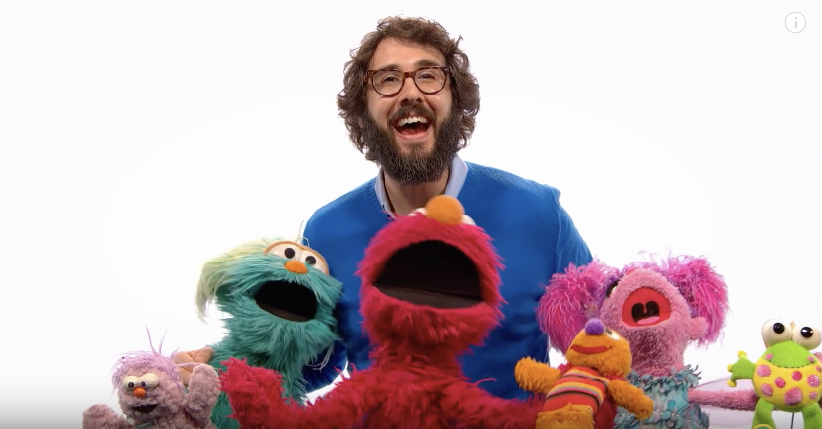 Watch Josh Groban sing "Hey Friend" on SESAME STREET