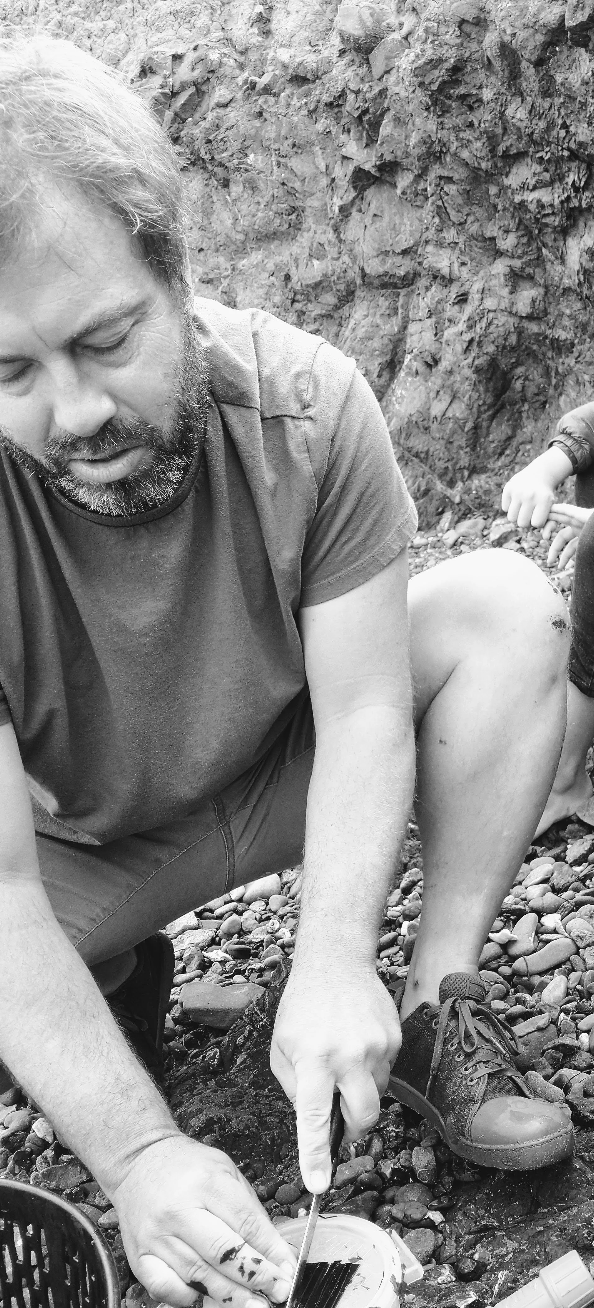 Seaweed forager Spencer Marley, Cayucos, California