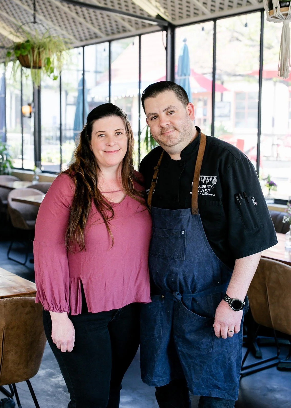 Peasant's Feast and Peasant's Deli chef/owners Michael and Sarah Cherney, Solvang
