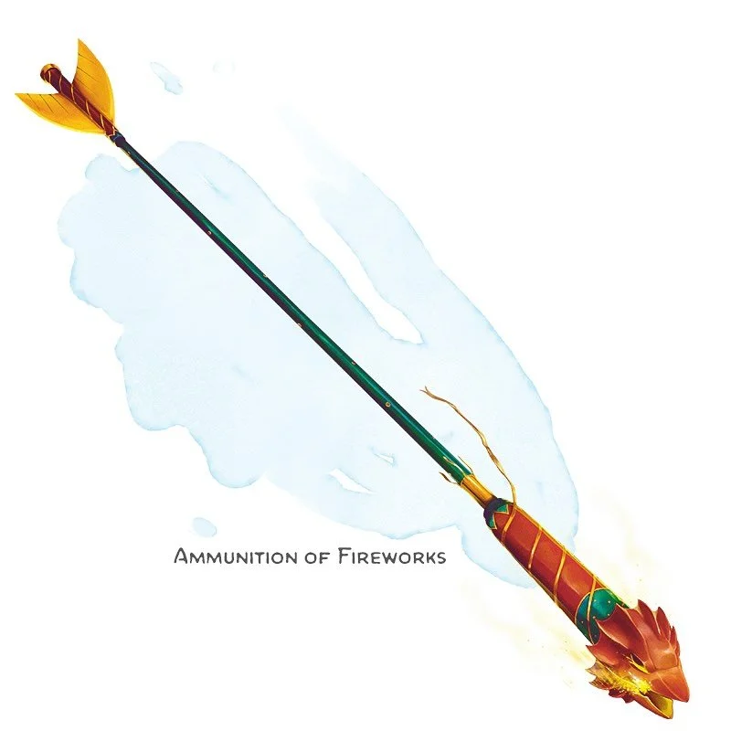 ⚔️ 𝗡𝗲𝘄 𝗶𝘁𝗲𝗺!
Ammunition of Fireworks Weapon (arrow, bolt, or firearm bullet), rare
___

This ammunition has a magical fuse that ignites with a hiss once it&rsquo;s fired. When you make a ranged attack with it, the ammunition explodes at the ta