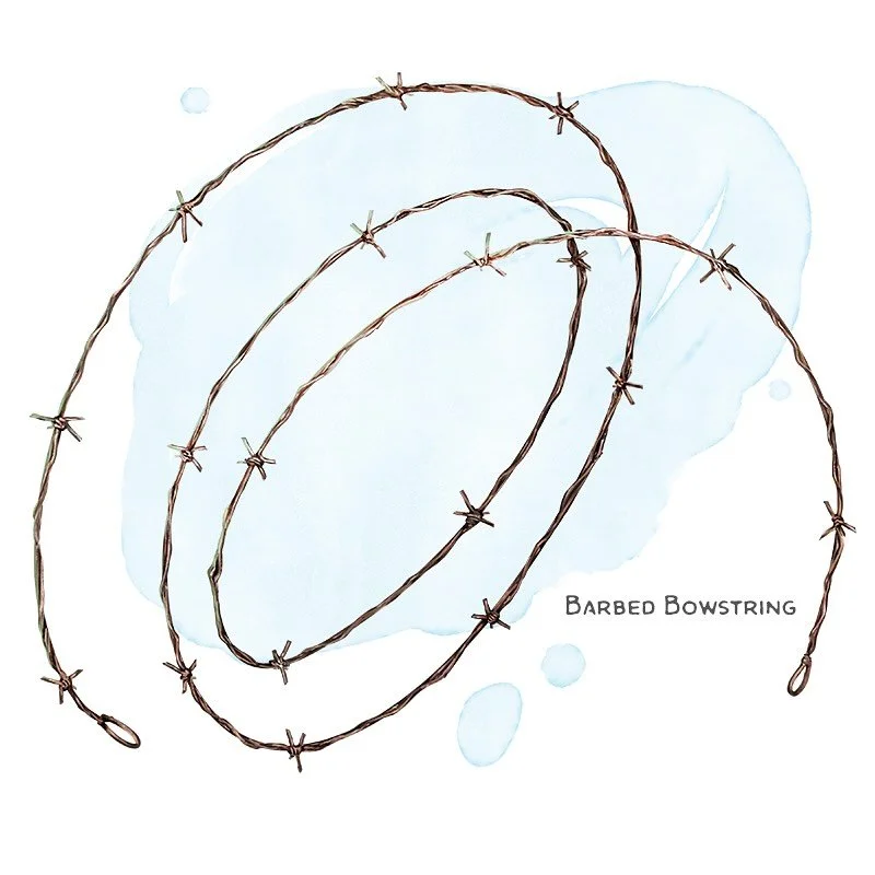 💎 𝗡𝗲𝘄 𝗶𝘁𝗲𝗺!
Barbed Bowstring Wondrous item, rare
___

You can string a nonmagical bow with this item over the course of one minute to transform the bow into a magical one. When you hit a creature with a ranged attack using the bow, that creat