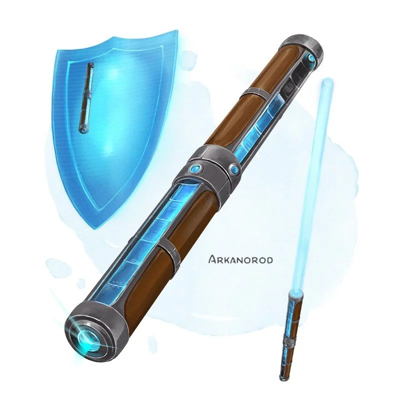 💎 𝗡𝗲𝘄 𝗶𝘁𝗲𝗺!
Arkanorod Rod, very rare
___

This rod is a strange device from a far-flung age and can sometimes be found in the lairs of sphinxes that have traveled through time. The rod has two halves with markings along their edge. You can us