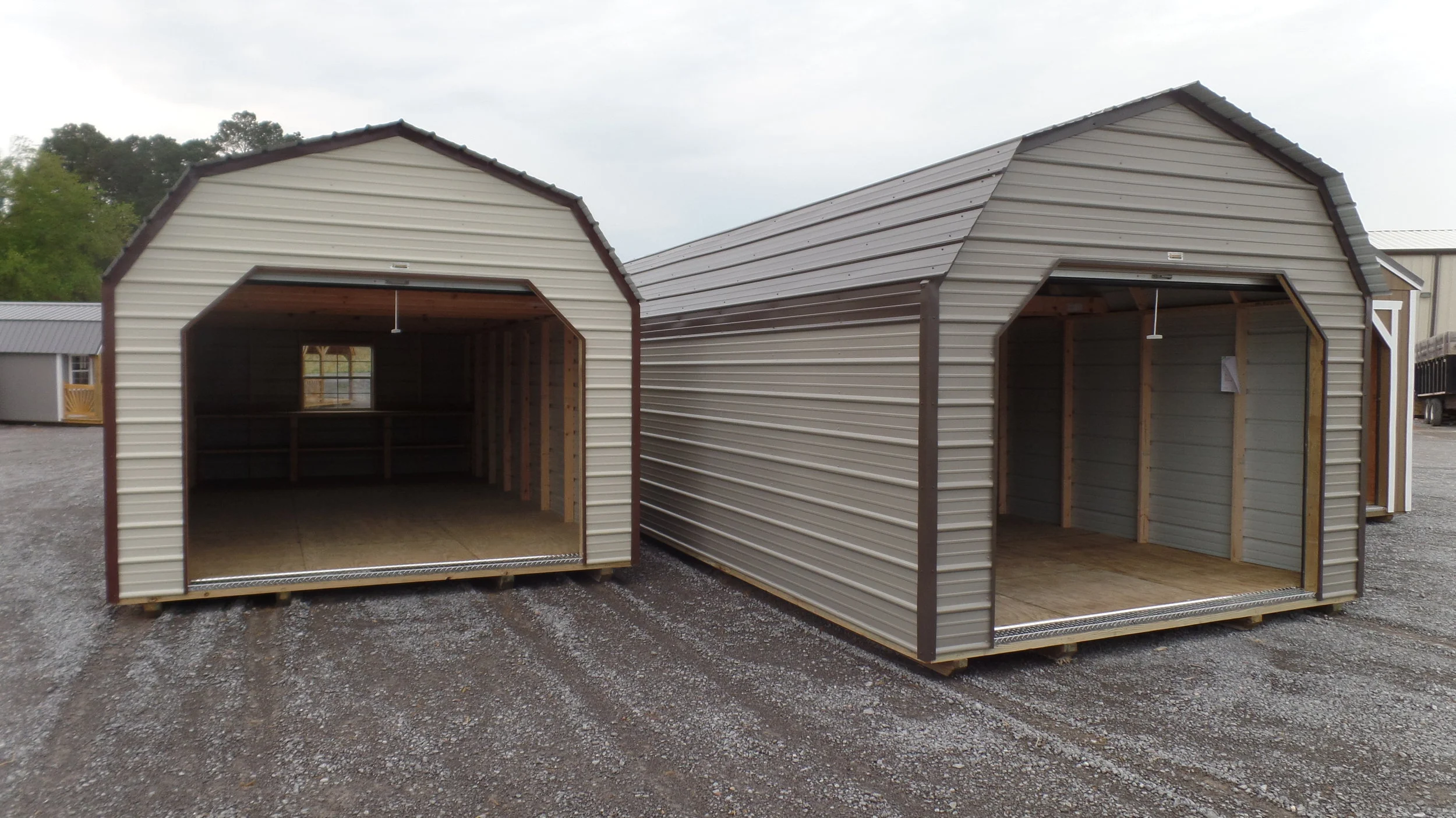 The Metal Lofted Garage