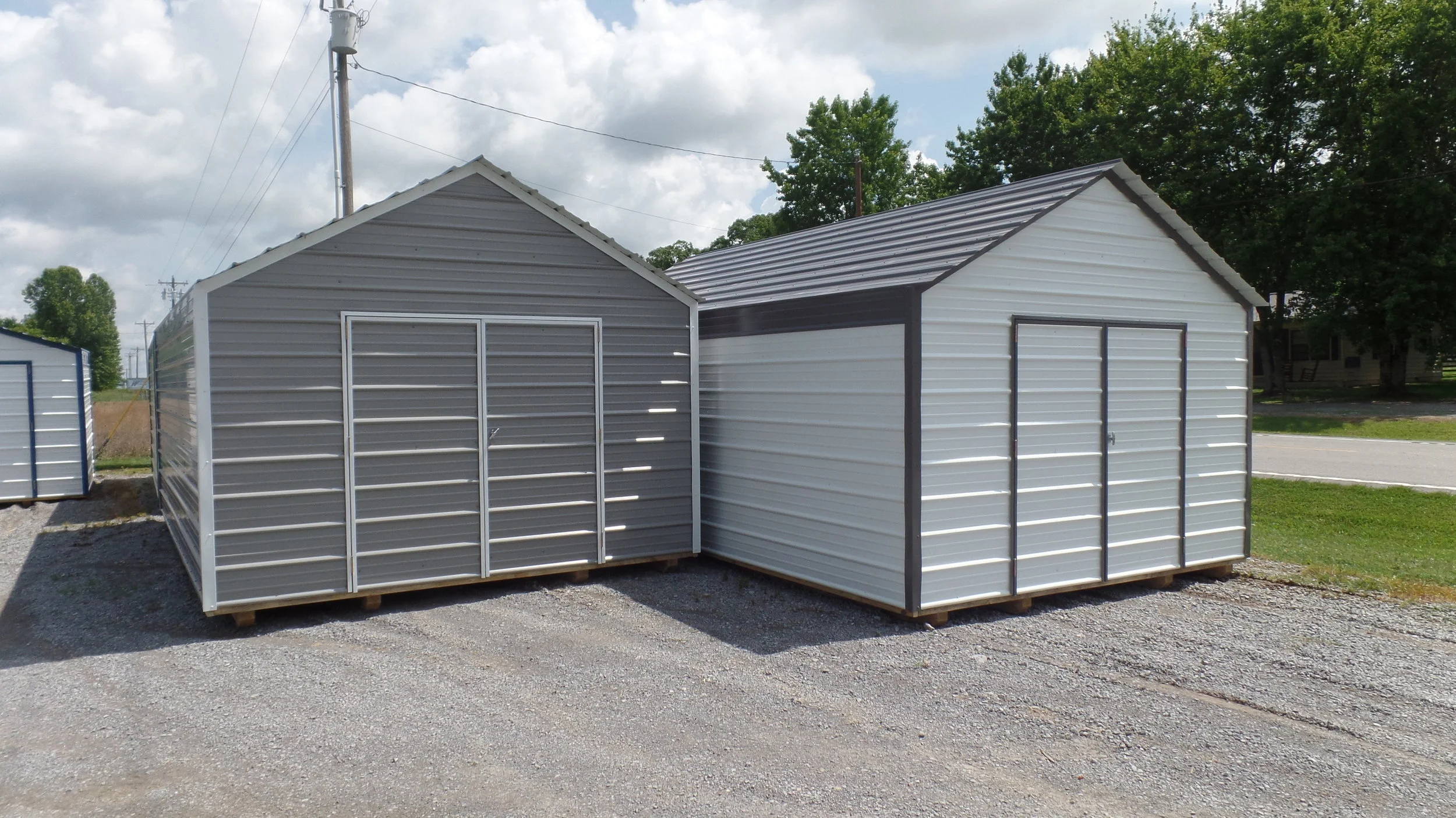 Our Metal Sheds!