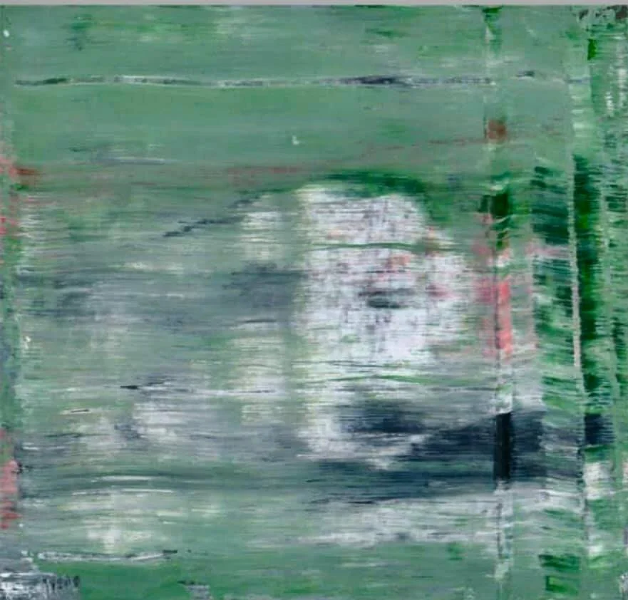 Reflection Of A Pond Through A Window