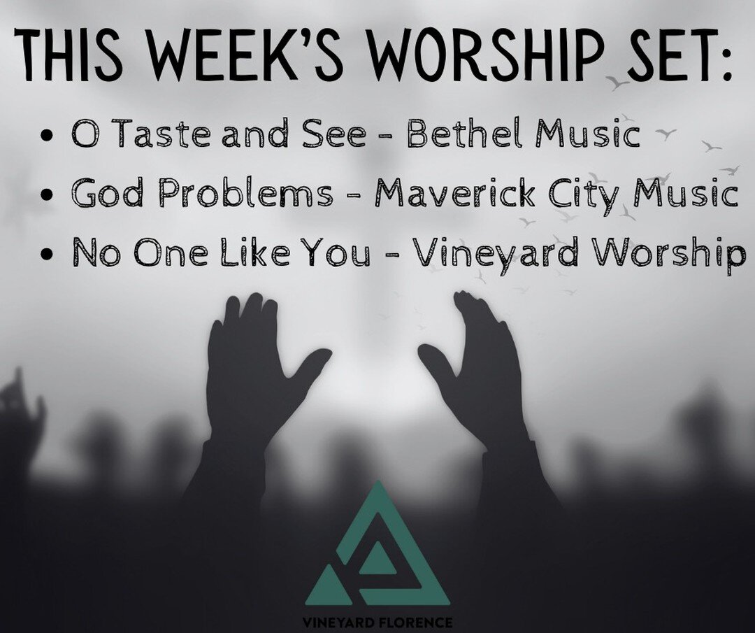 Get ready for Sunday's worship!