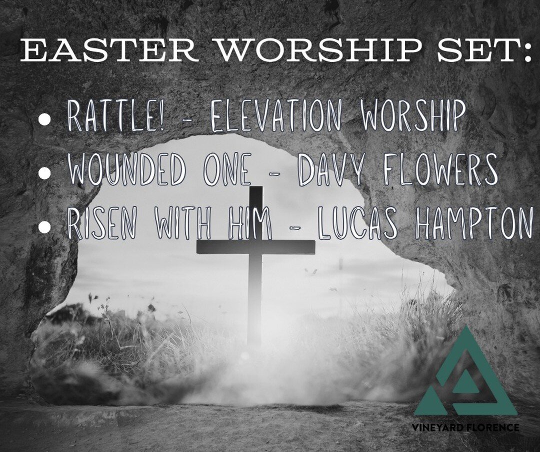 Get ready to praise this Easter! Remember we have a Spotify playlist with our weekly setlist.