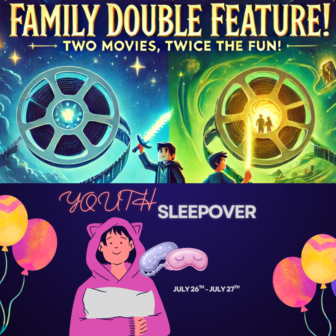 🎬✨Double-Feature Movie Night &amp; Youth Sleepover✨🎬