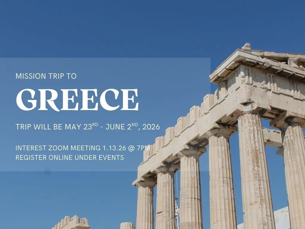 Interest Meeting: Greece Misisons Trip