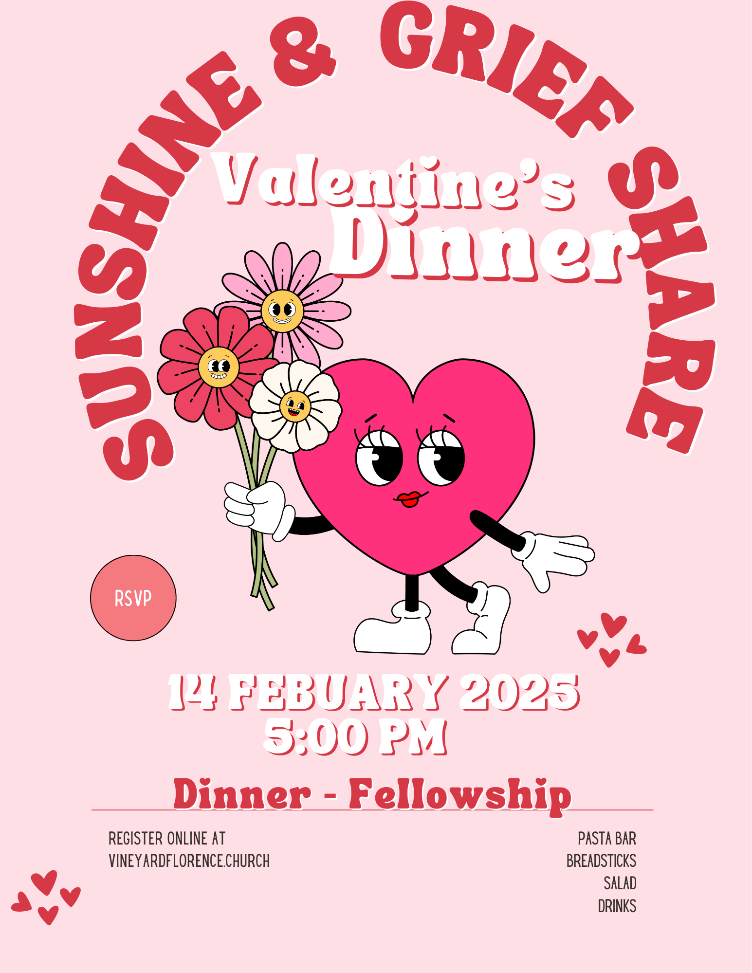 Sunshine &amp; Grief Share Valentine's Dinner