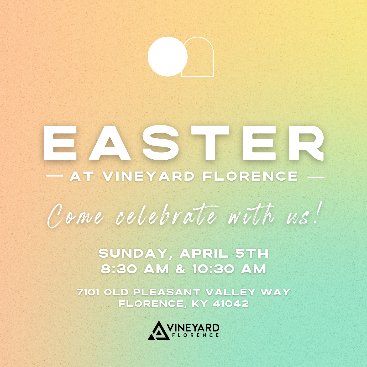 Easter Services 8:30am &amp; 10:30AM