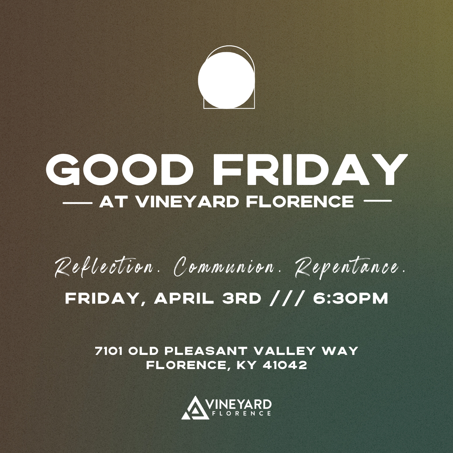 Good Friday Service @ 6:30pm