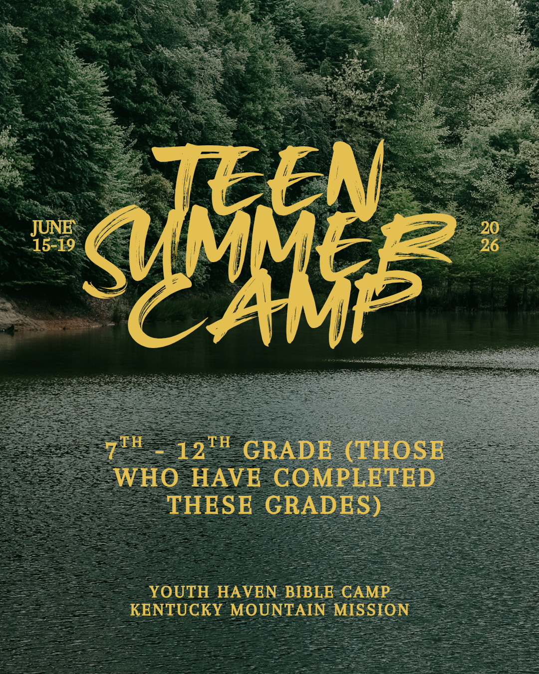 Teen Camp @ Youth Haven BIble Camp