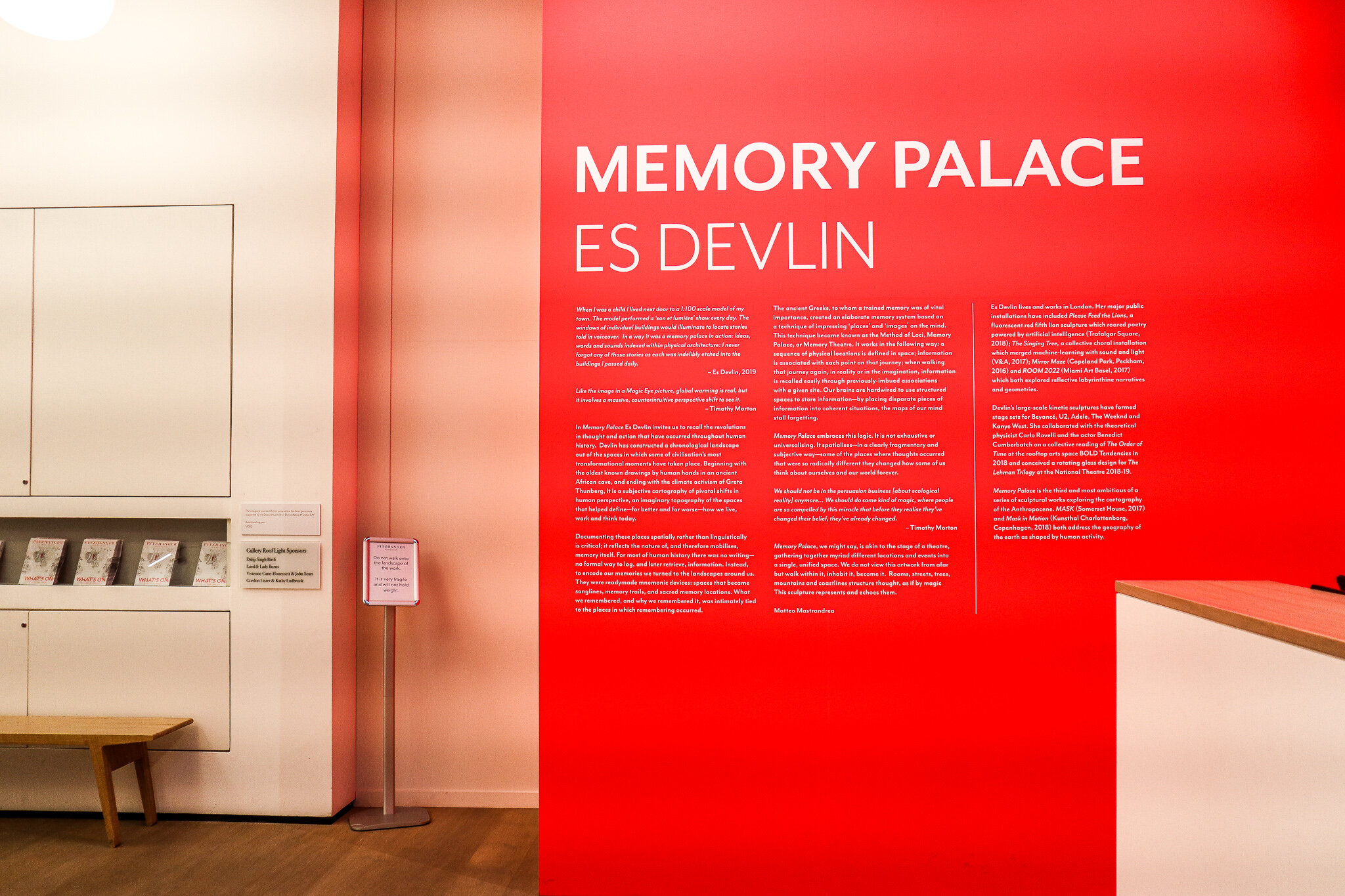 Es Devlin's Memory Palace maps human history at Pitzhanger